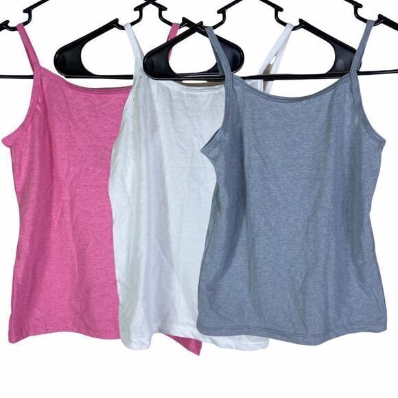 Hanes Girls Camisoles Cami Top‎ Lot of 5 Assorted M - Picture 1 of 10